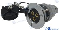 STECKER WASSERDICHT 5 AMP. 3 POLE