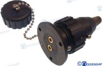STECKER NYLON 3 AMP. 2 POLE