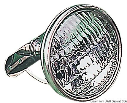 Va-Stahl Salingleuchte Sockle m. Kugelgelenk 12 V