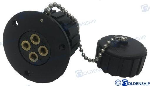 STECKER NYLON 3 AMP. 4 POLE