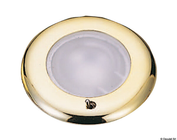 SOLE LED-Einbau-Deckenleuchte, goldfarben switch