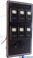 PANEL 3+3 SCHALTER