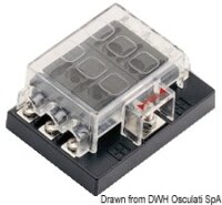 Schachtel f.Lamellensicherung 6 Plätze