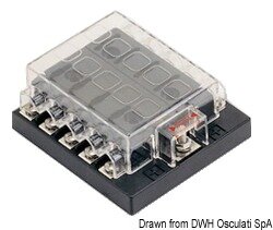 Schachtel f.Lamellensicherung 10 Plätze