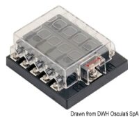 Schachtel f.Lamellensicherung 10 Plätze