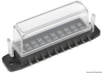 Wasserd. Sicherungshalterung Deckel hoch 10 Plätze