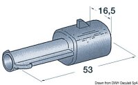 Wasserdichte Kunststoffgehäuse Stecker 1-polig