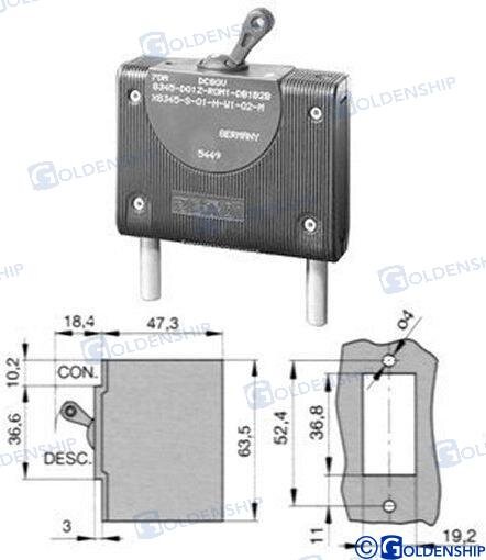 HYDROMAG.SICHERUNG SSCHALTER 50A