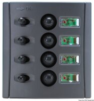 Schalttafel m. automatischen Sicherungen u. 2-LED