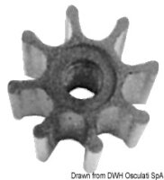 Ersatzflügelrad Pumpe wassergekühlt 155