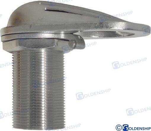 ANSCHLUSS MIT BORDDURCHLASS 3/8" AISI316