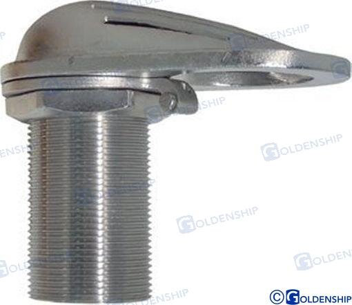 ANSCHLUSS MIT BORDDURCHLASS 3/4" INOX