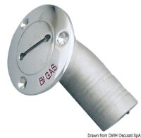 FUEL Stutzen 30°-abgewinkelt AISI 316 hochgl.38 mm