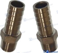 SCHLAUCHANSCHLUSS 3/8 15MM INOX (2)
