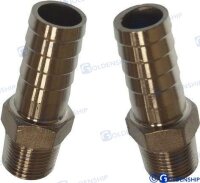 SCHLAUCHANSCHLUSS 1/2" 15MM INOX (2)