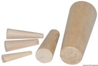 Set of 10 Notfallstopfen aus Holz von 8 bis 38 mm