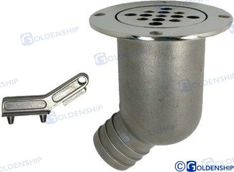 ABLAUF BAÑERA INOX. MIT VENTIL