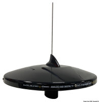 GLOMEX Talitha AGC/DAB AM-FM TV antenna black