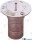 DECKANSCHLUSS INOX 50MM WASSER
