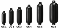 Osculati Fender TFG OG2, schwarz
