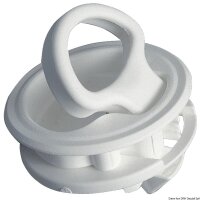 Bodenheber Nylon, weiß ohne Schloß