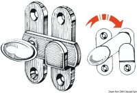 Schloß f.Schubladen 52x33 mm