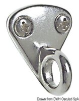 Augplatte AISI316 27x30 mm