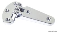 Lukenscharnier Messing, verchromt 96x59 mm