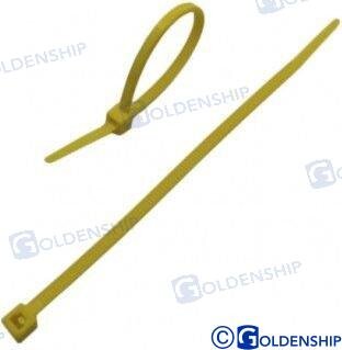 BRÃœGEL NYLON 100X2,5 GELB (100)