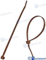 BRÃœGEL NYLON 140X3,6 BRAUN (100)