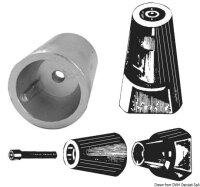 Wellenanode m. Zinkanode 20 mm