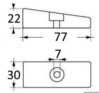 Plattenanode 75/225 PS Fuß AT