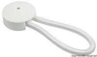 Elastischer Haken, weiß 80 mm