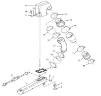 Dichtung Riser Abgaskrümmer OMC Volvo V6 V8