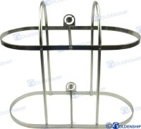 HALTER 2 FENDER INOX 2X20 CMS.