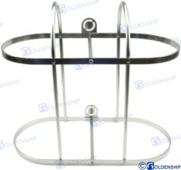 HALTER 2 FENDER INOX 2X30 CMS.