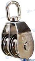 DOUBLE SWIVEL PULLEY 6 MM