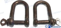 SCHÄKEL GALV. GERADE 6 MM. (PACK 2)