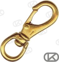DREHBARER KARABINER AUS BRONZE 115MM(10)