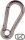 KARABINER GESCHLOSSEN  8MM. KL (10)