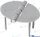 EDELSTAHL SCHARNIER MIT 4 BOLZEN 78X56