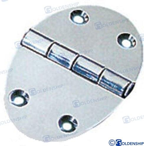 SCHARNIER INOX OVAL 78X56 (PACK 2)