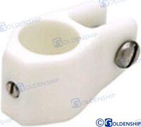 KLEMME AUS NYLON WEISS 22MM (2)