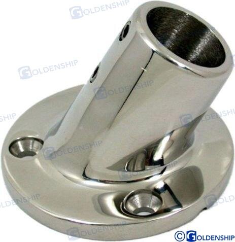 RELINGSHALTER RUND 60° 25MM