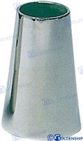 RELINGSTÜTZENHALTER OVAL 30 MM. 90º