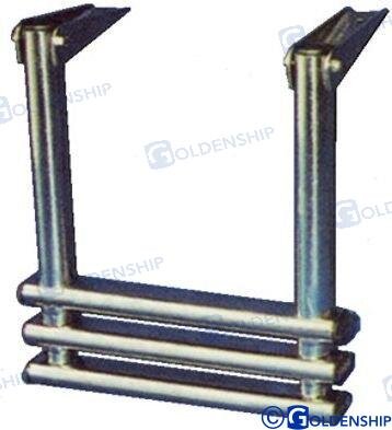 TELESKOPLEITER AISI316 3 STUFEN 86*25