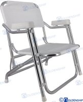DECK FOLDING SEAT WHITE