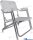 DECK FOLDING SEAT WHITE