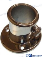 BASE INOX GEWINKELT 32 MM.