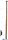 FLAGGENMAST HOLZ 75 CMS.